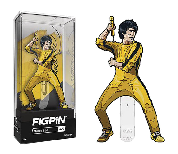 Figpin Bruce Lee Yellow Suit Pin - Novelties