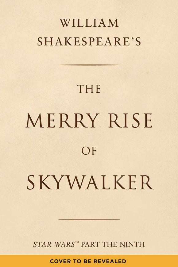 William Shakespeare Merry Rise of Skywalker HC - Books