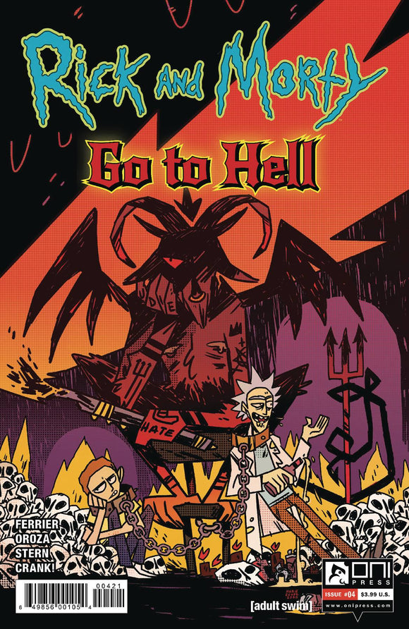 Rick and Morty Go to Hell #4 Cvr B Enger - Comics