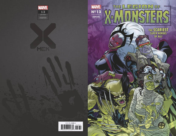 X-Men #13 Dauterman Legion X-Monsters Horror Variant Xos - Comics