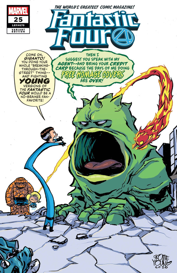Fantastic Four #25 Young Variant Emp - Comics