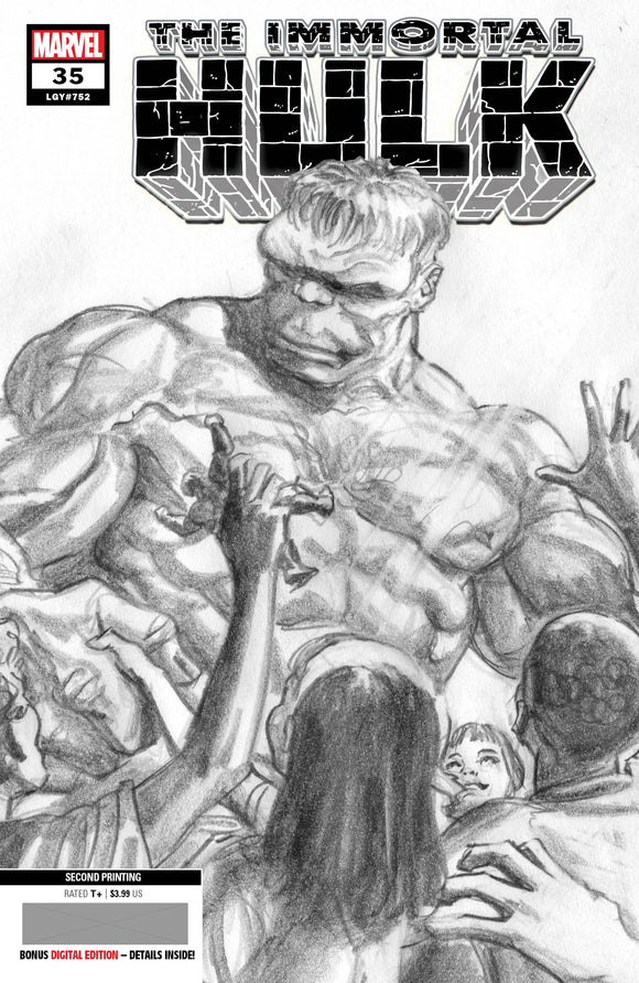 Immortal Hulk #35 2nd Ptg Alex Ross Var