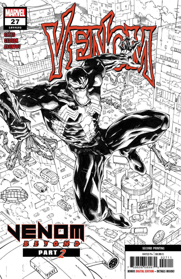 Venom #27 2nd Print Stegman Sketch Variant