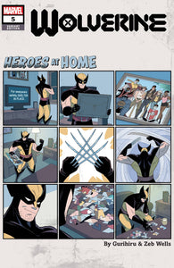 Wolverine #5 Gurihiru Heroes At Home Var