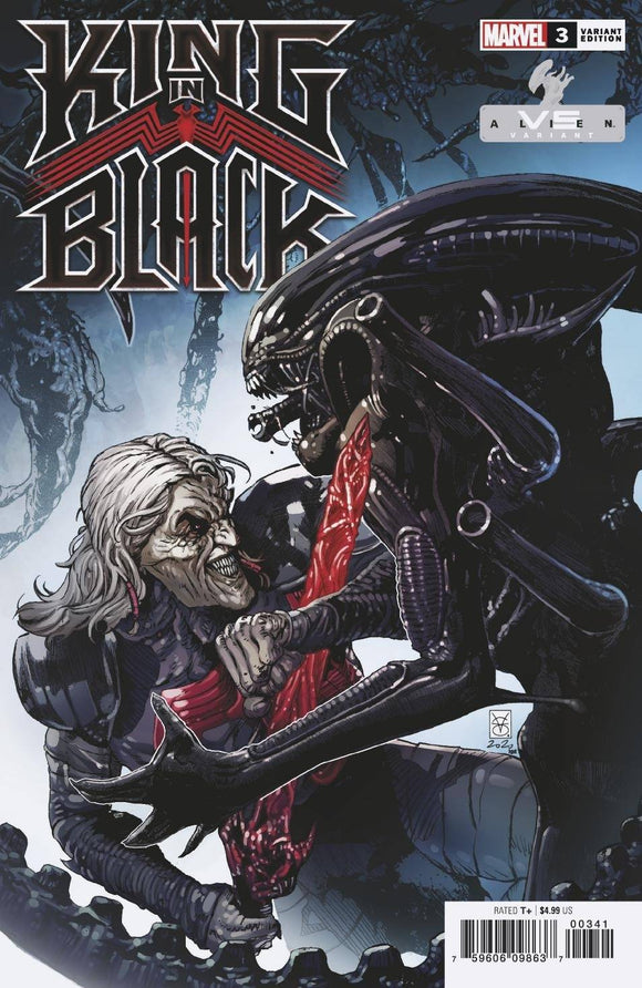 King In Black #3 (of 5) Giangiordano Marvel vs Alien Variant - Comics