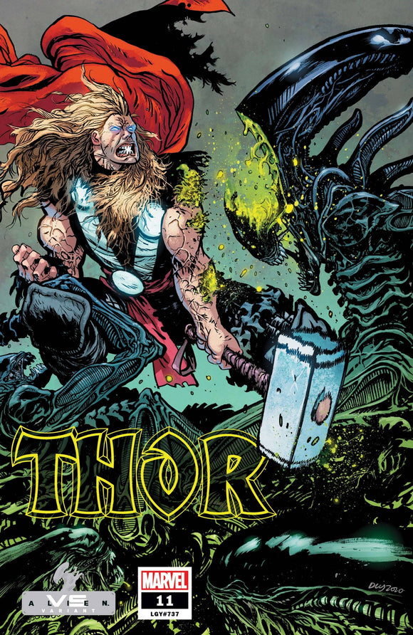 Thor #11 Daniel Warren Johnson Marvel vs Alien Variant - Comics