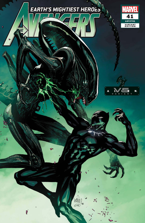 Avengers #41 Yu Marvel vs Alien Variant - Comics