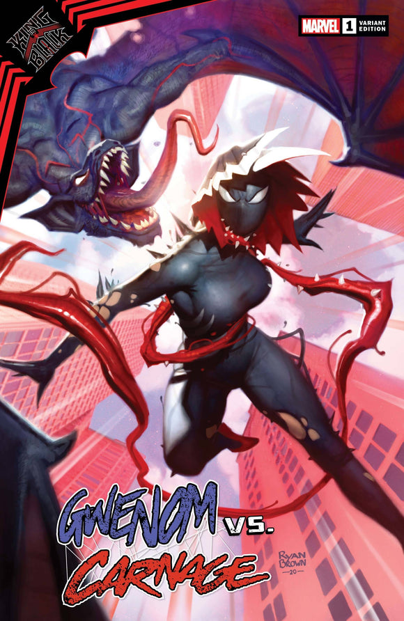 King In Black Gwenom vs Carnage #1 (of 3) Ryan Brown Variant - Comics