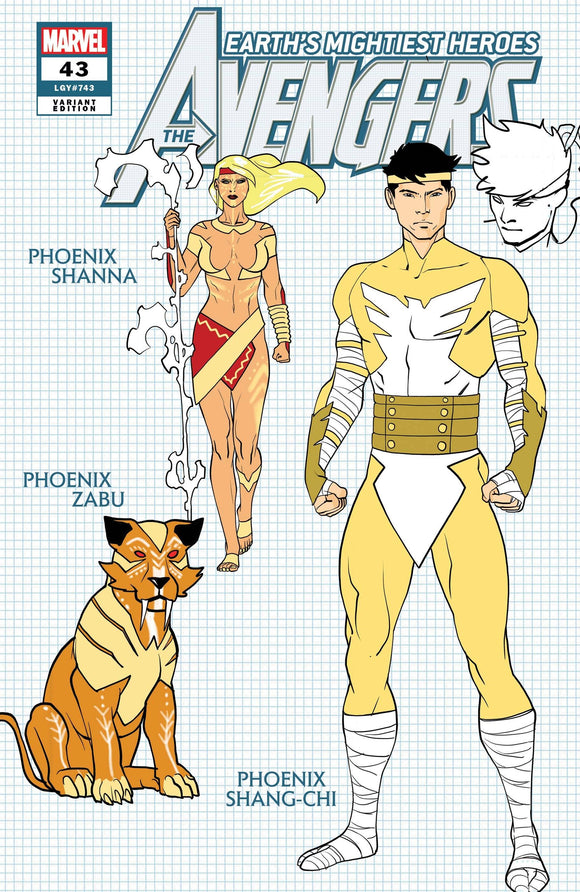 Avengers #43 Garron Design Variant - Comics