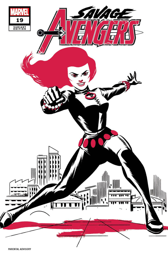 Savage Avengers #19 Michael Cho Black Widow Two-Tone Variant - Comics