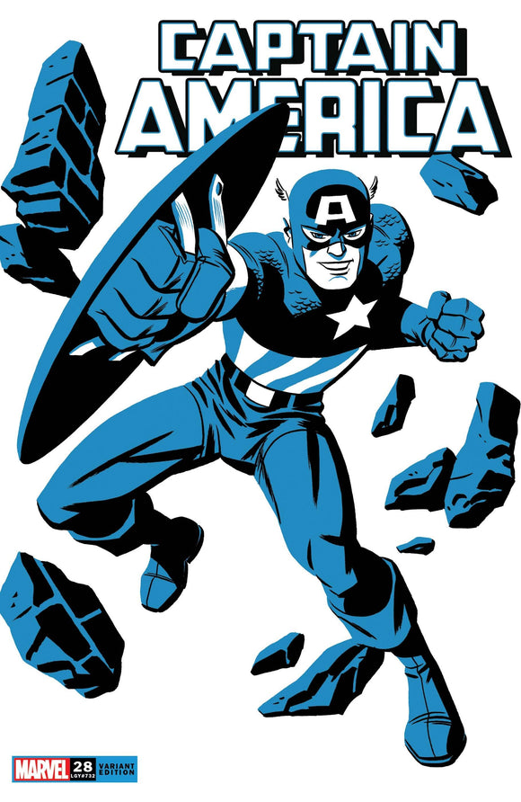 Captain America #28 Michael Cho Captain America Two-Tone Variant - Comics