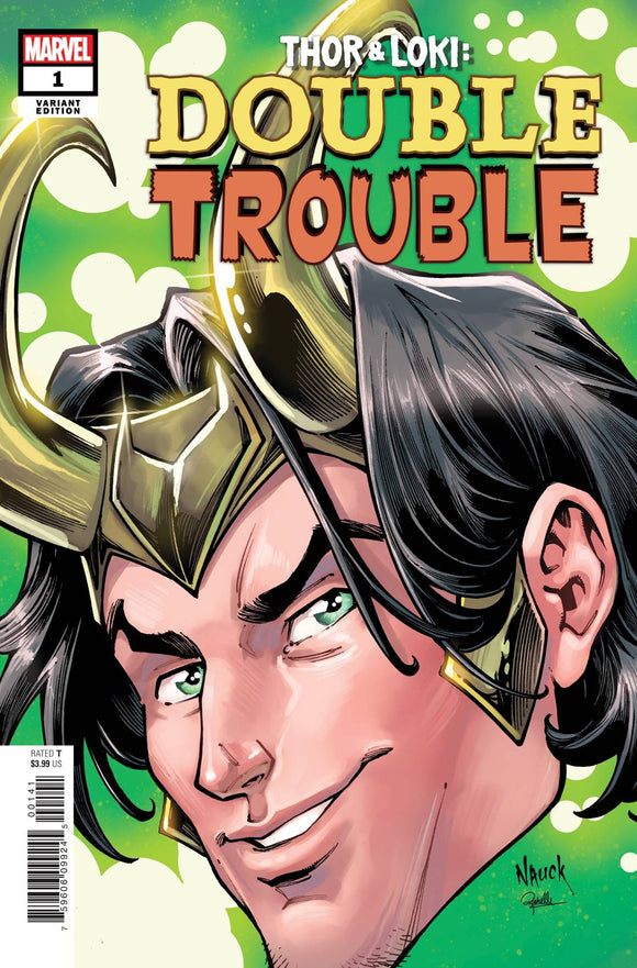 Thor and Loki Double Trouble #1 (of 4) Nauck Headshot Variant - Comics