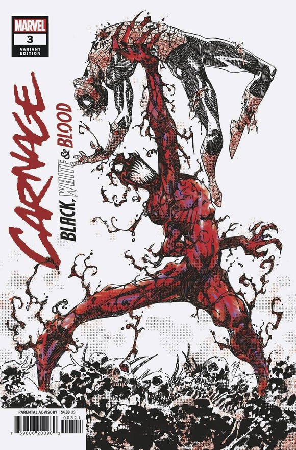 Carnage Black White and Blood #3 (of 4) Mccrea Variant - Comics