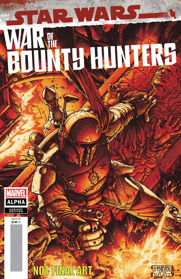 Star Wars War Bounty Hunters Alpha #1 Mcniven Crimson - Comics