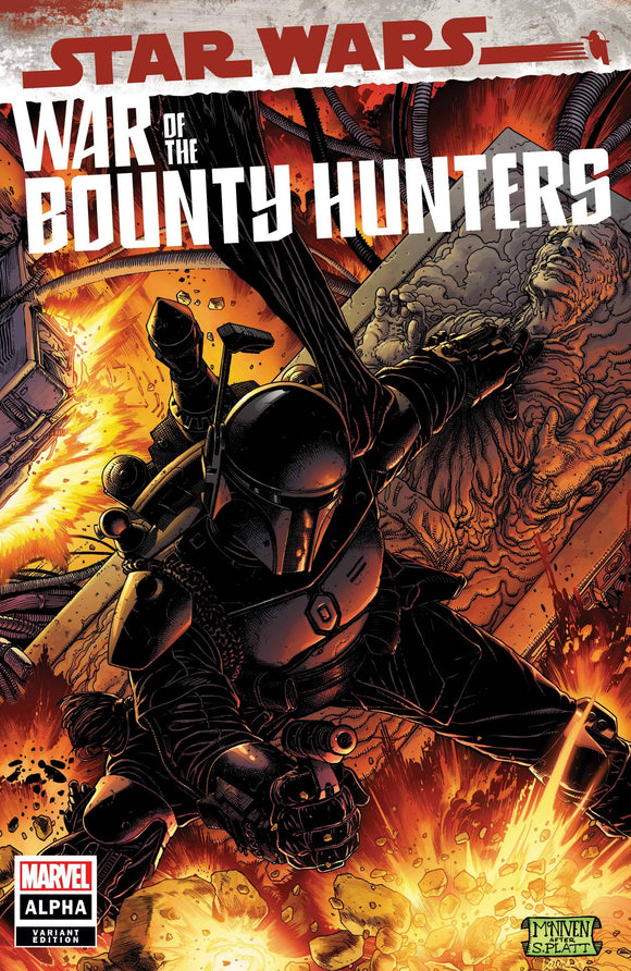 Star Wars War Bounty Hunters Alpha #1 Black Armor Variant - Comics