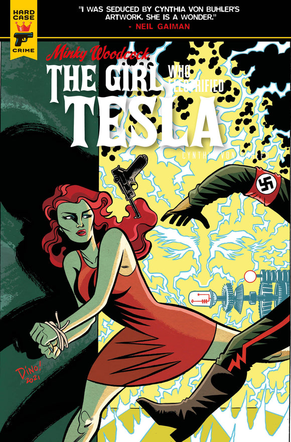 Minky Woodcock Girl Electrified Tesla #4 Cvr A Haspiel - Comics