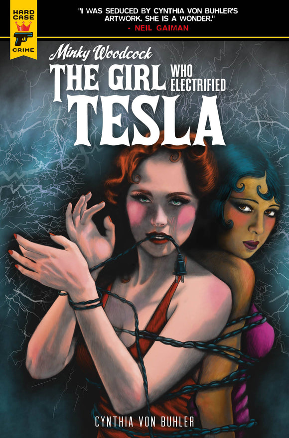 Minky Woodcock Girl Electrified Tesla #4 Cvr C Buhler - Comics