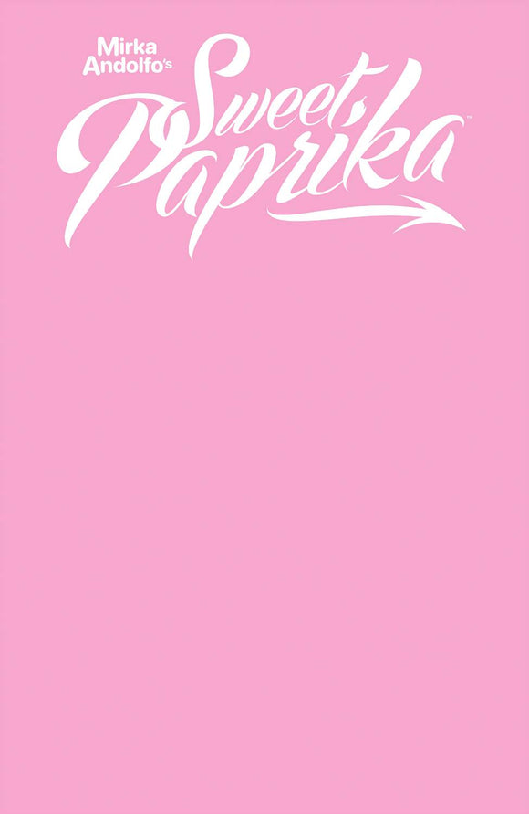 Mirka Andolfo Sweet Paprika #1 Cvr E Pink Sketch Cvr - Comics