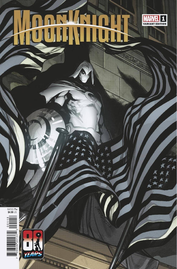 Moon Knight #1 Larraz Captain America 80th Variant - Comics