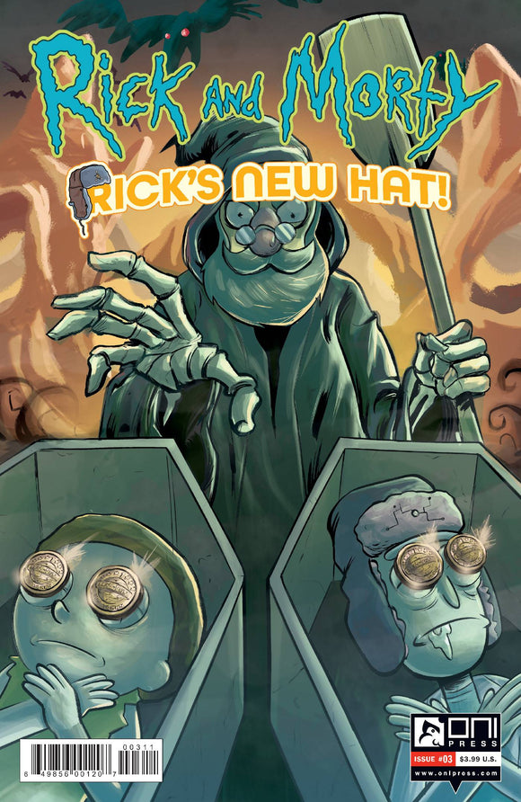 Rick and Morty Ricks New Hat #3 Cvr A Stresing - Comics