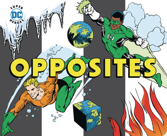 Super Heroes Opposites Board Book - Books