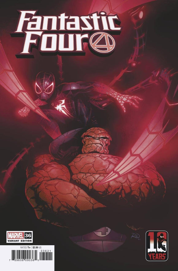 Fantastic Four #36 Dauterman Miles Morales 10th Anniversary - Comics