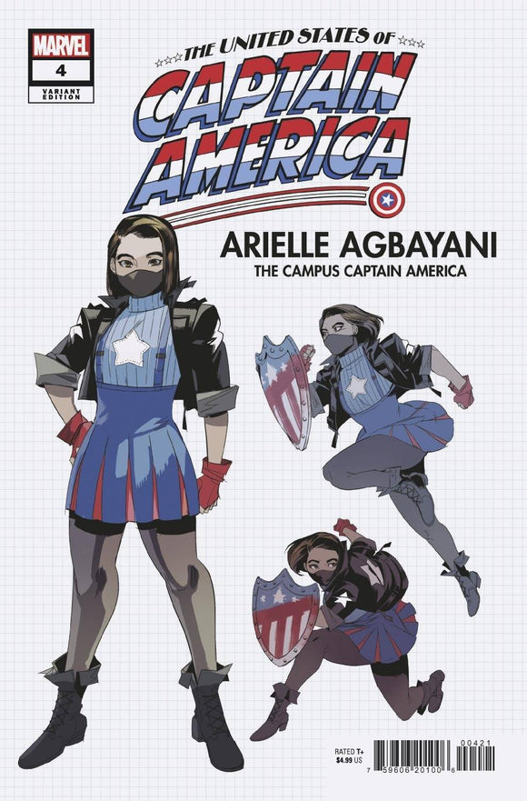 United States Captain America #4 (of 5) Nishijima Design Variant - Comics