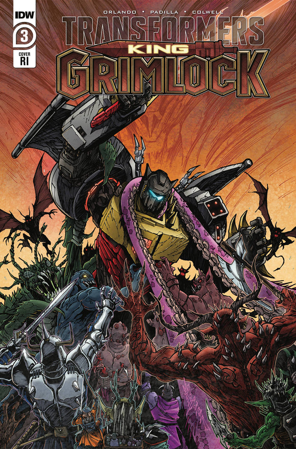 Transformers King Grimlock #3 of 5 Cvr C Alex Milne Variant - Comics