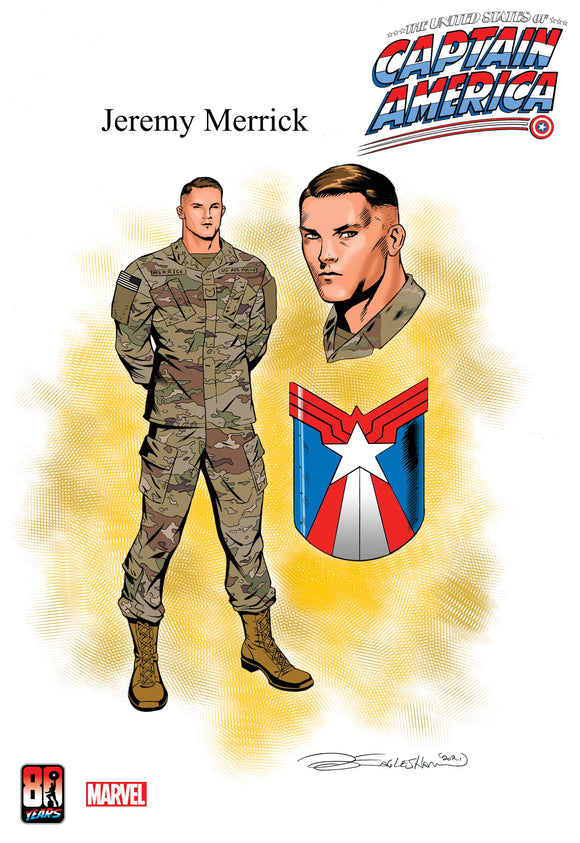 United States Captain America #5 of 5 Eaglesham Design Variant - Comics