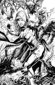 Nocterra #7 Cvr F Fabok B&W Virgin Variant - Comics