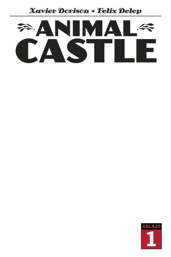 Animal Castle #1 2nd Print Blank Sketch Variant