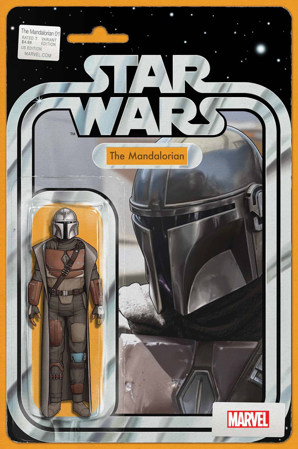 Star Wars Mandalorian #1 Christopher Action Figure Variant - Comics