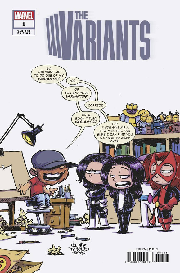 Variants #1  Young Var (of 5) - Comics