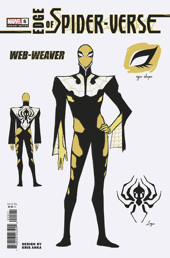 Edge of Spider-Verse #5 Anka Design Variant - Comics