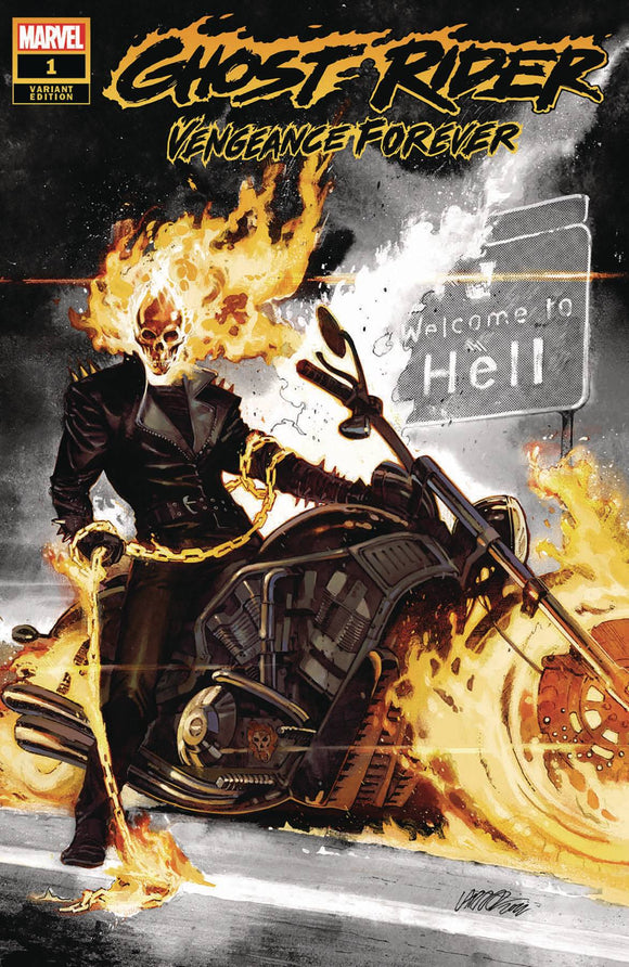 Ghost Rider Vengeance Forever #1 Px Dcd 40th Larraz Variant