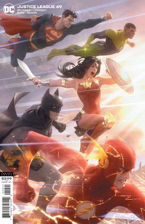 Justice League #49 Nick Derington Var Ed