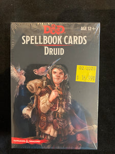 Dungeons & Dragons 5E Spellbook Cards Druid Deck
