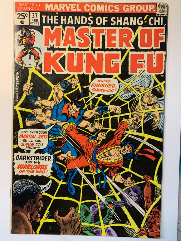 Master of Kung Fu Vol 1 (1974) #37 Fnvf