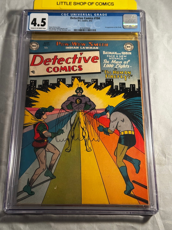 Detective Comics Vol 1 (1937) #184 Cgc 4.5