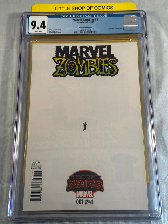 Marvel Zombies #1 (2015) Opena Variant Cgc 9.4