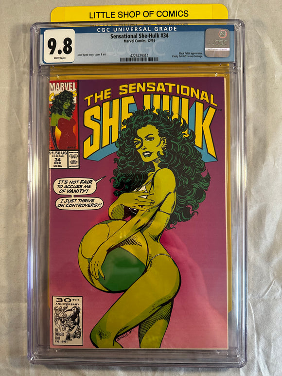 Sensational She-Hulk #34 (1991) Cgc 9.8