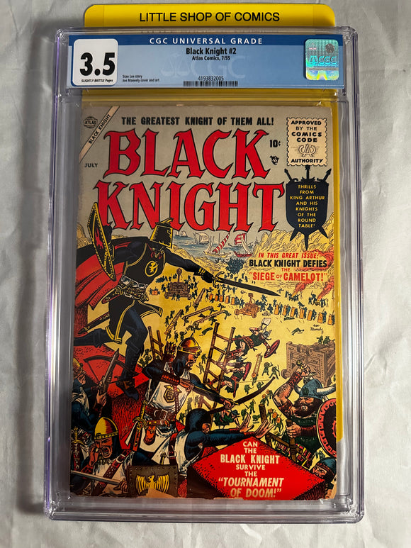 Black Knight #2 (1955) Cgc 3.5