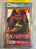 Ms. Marvel #1 (2014) Cgc 9.8