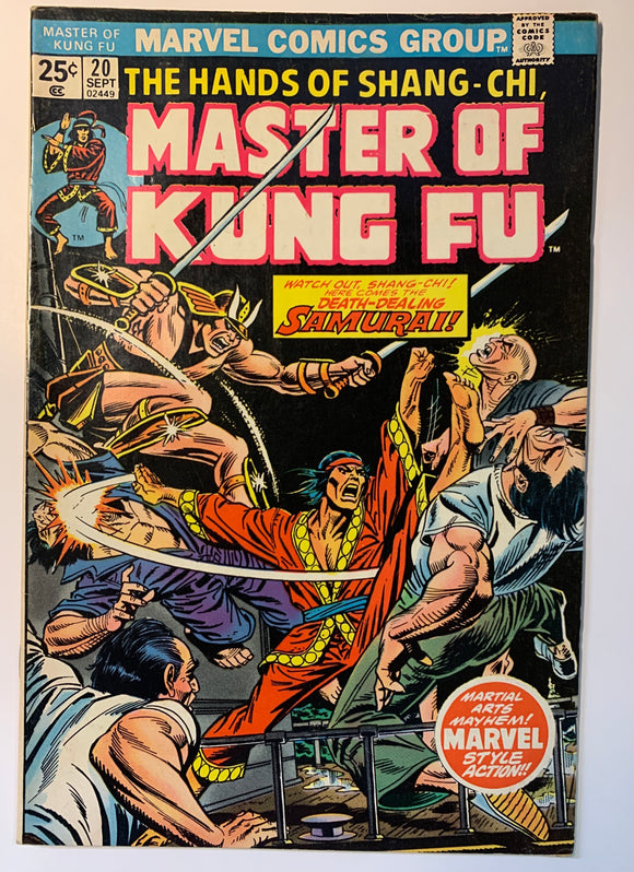 Master of Kung Fu Vol 1 (1974) #20 Fn
