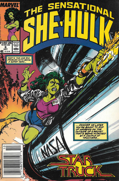 Sensational She-Hulk Vol 1 (1989) #6 Newsstand Edition